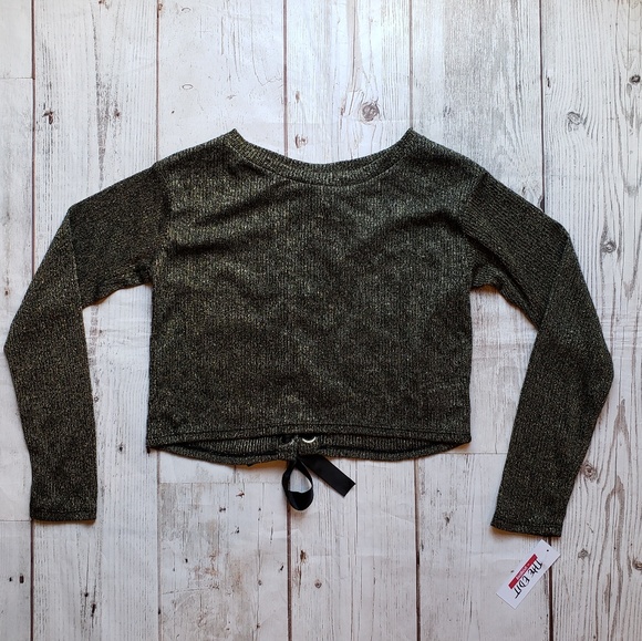 Gold & Black Lace Back Top - Picture 2 of 3